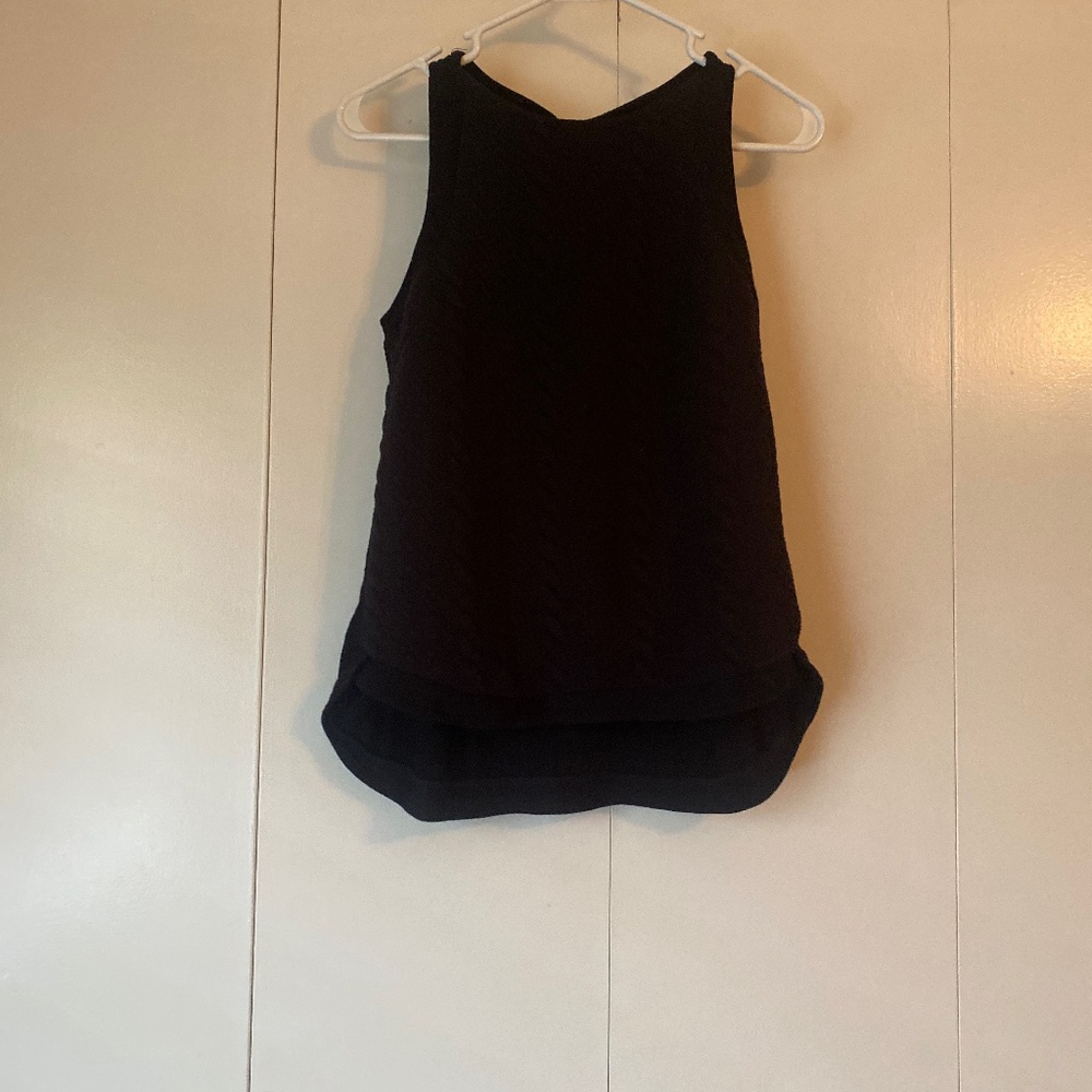 Black detail top